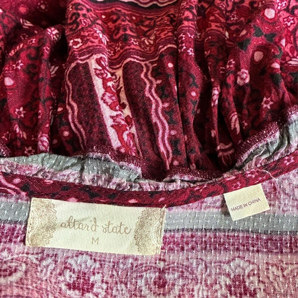 Altar'd State boho patchwork peasant dress size medium - Picture 7 of 7